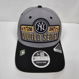NWT New Era 9SEVENTY New York Yankees 2024 World Series Stretch Snapback Hat